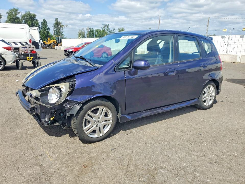 2008 Honda Fit მანქანა იყიდება აუქციონზე, vin: JHMGD37658S058313, აუქციონის ნომერი: 55612146