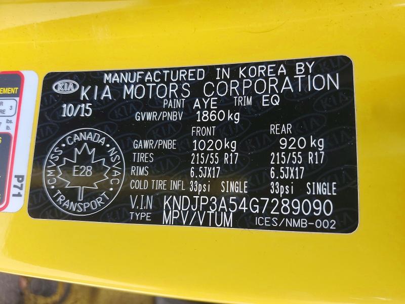 Продаж на аукціоні авто 2016 Kia Soul, vin: KNDJP3A54G7289090, номер лоту: 53068226
