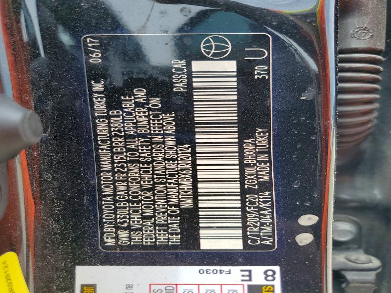 Продаж на аукціоні авто 2018 Toyota C-hr, vin: NMTKHMBX6JR020124, номер лоту: 52391846