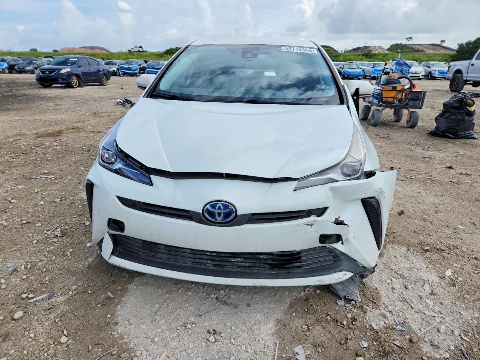 53712466 :رقم المزاد ، JTDKARFU4K3083325 vin ، 2019 Toyota Prius مزاد بيع