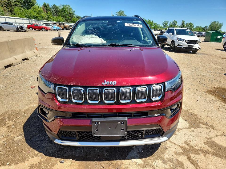 Продажа на аукционе авто 2022 Jeep Compass, vin: 3C4NJDCB9NT199972, номер лота: 55235216