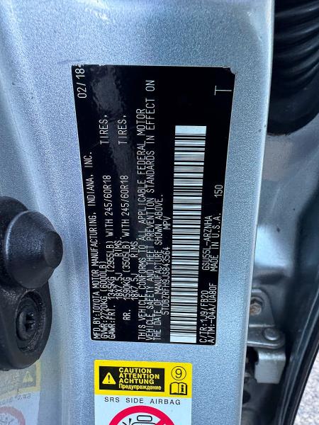 Auction sale of the 2018 Toyota Highlander, vin: 5TDBZRFH9JS843564, lot number: 54715566