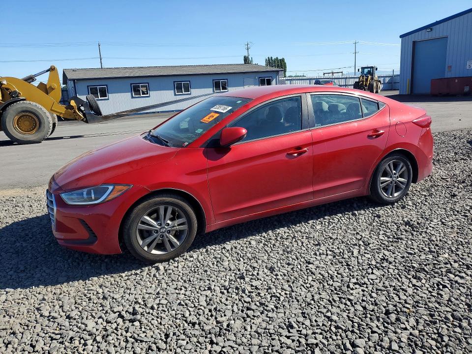 52851166 :رقم المزاد ، 5NPD84LFXJH248701 vin ، 2018 Hyundai Elantra مزاد بيع