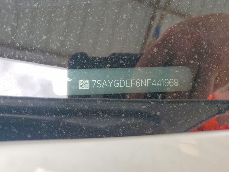 54616646 :رقم المزاد ، 7SAYGDEF6NF441968 vin ، 2022 Tesla Model Y مزاد بيع