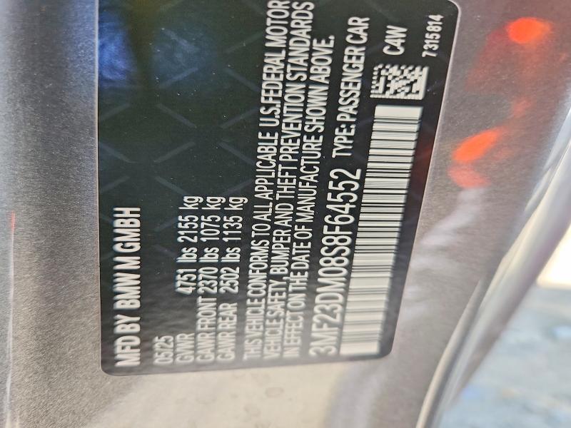 Продаж на аукціоні авто 2025 Bmw M2, vin: 3MF23DM08S8F64552, номер лоту: 55095116