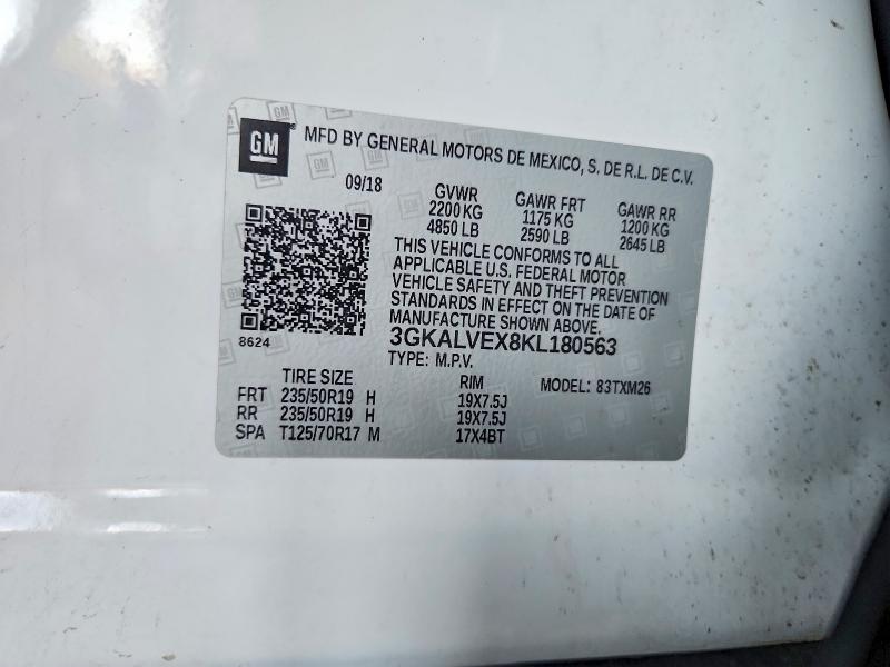 Aukcja sprzedaży 2019 Gmc Terrain, vin: 3GKALVEX8KL180563, numer aukcji: 52266026