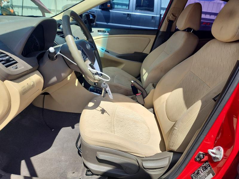 2012 Hyundai Accent მანქანა იყიდება აუქციონზე, vin: KMHCU4AE5CU195301, აუქციონის ნომერი: 54631086