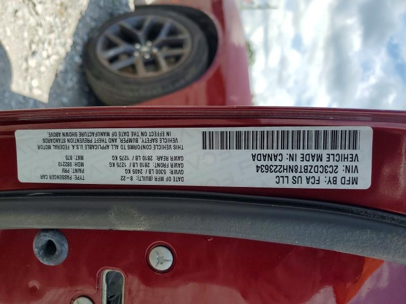 Продажа на аукционе авто 2022 Dodge Challenger, vin: 2C3CDZBT8NH223634, номер лота: 54244966