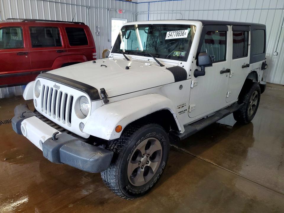 Aukcja sprzedaży 2016 Jeep Wrangler Unlimited, vin: 1C4BJWEG4GL138258, numer aukcji: 54778656