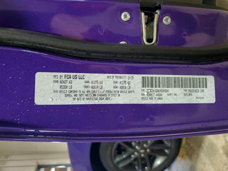 Aukcja sprzedaży 2019 Dodge Charger, vin: 2C3CDXJG6KH600904, numer aukcji: 51882416