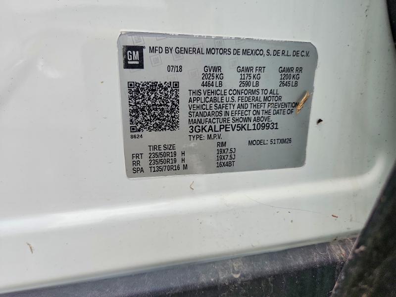 Продажа на аукционе авто 2019 Gmc Terrain, vin: 3GKALPEV5KL109931, номер лота: 53312646