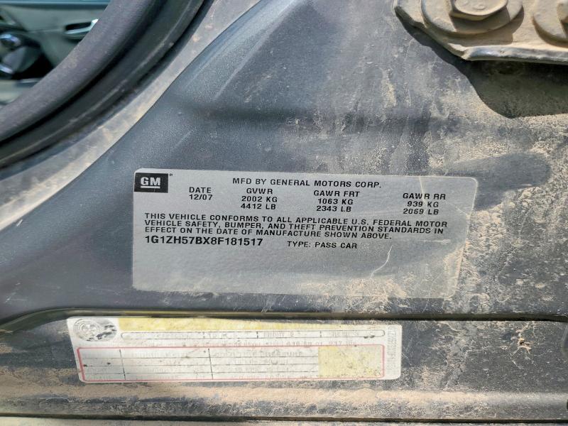 55152316 :رقم المزاد ، 1G1ZH57BX8F181517 vin ، 2008 Chevrolet Malibu مزاد بيع