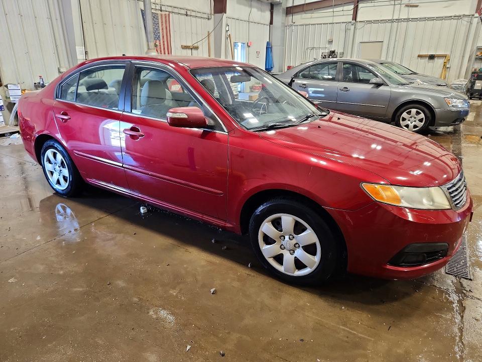 2009 Kia Optima მანქანა იყიდება აუქციონზე, vin: KNAGE228295294240, აუქციონის ნომერი: 54687916