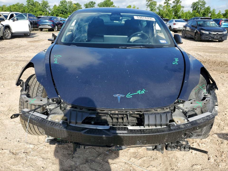 53074356 :رقم المزاد ، 5YJ3E1EA7PF672168 vin ، 2023 Tesla Model 3 مزاد بيع