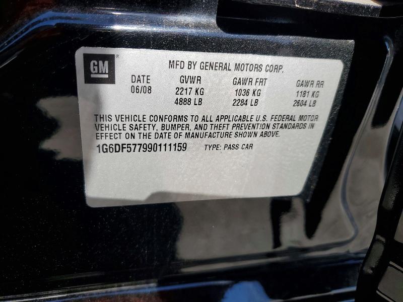 Продажа на аукционе авто 2009 Cadillac Cts, vin: 1G6DF577990111159, номер лота: 52776426