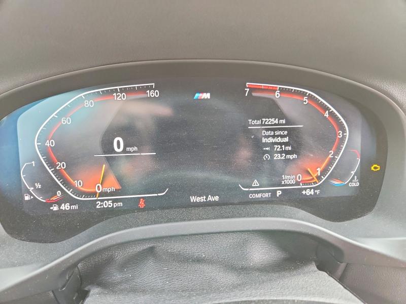 50764596 :رقم المزاد ، 5UX2V1C05L9D00632 vin ، 2020 Bmw X4 مزاد بيع