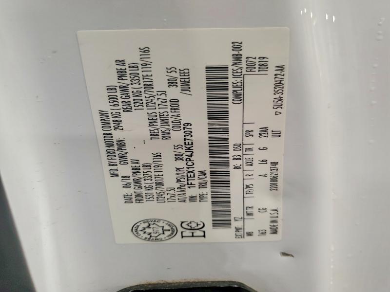 52727746 :رقم المزاد ، 1FTEX1CP4JKE73079 vin ، 2018 Ford F150 مزاد بيع