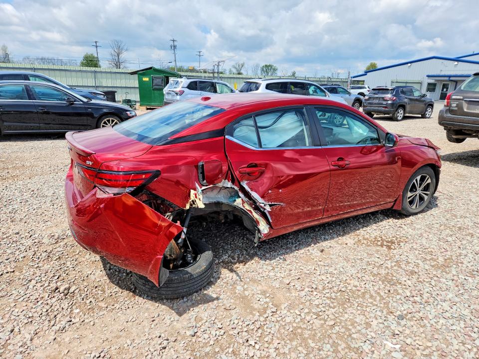 53068526 :رقم المزاد ، 3N1AB8CVXNY263780 vin ، 2022 Nissan Sentra مزاد بيع