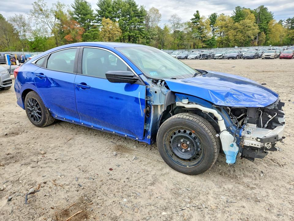 52538056 :رقم المزاد ، 19XFC2F61KE200484 vin ، 2019 Honda Civic مزاد بيع