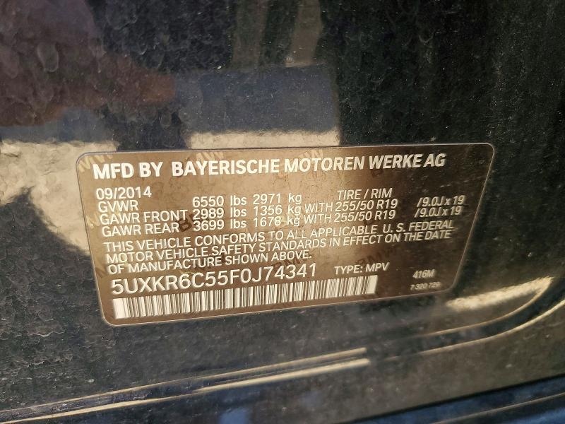 Продажа на аукционе авто 2015 Bmw X5, vin: 5UXKR6C55F0J74341, номер лота: 52773906