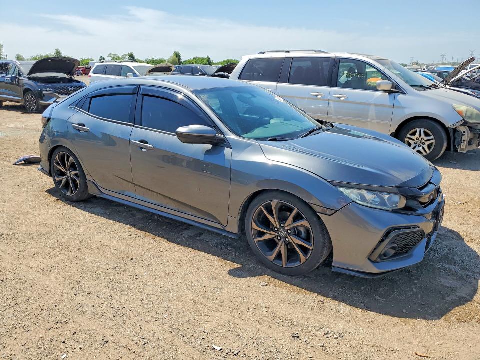 54771946 :رقم المزاد ، SHHFK7H41JU213495 vin ، 2018 Honda Civic مزاد بيع