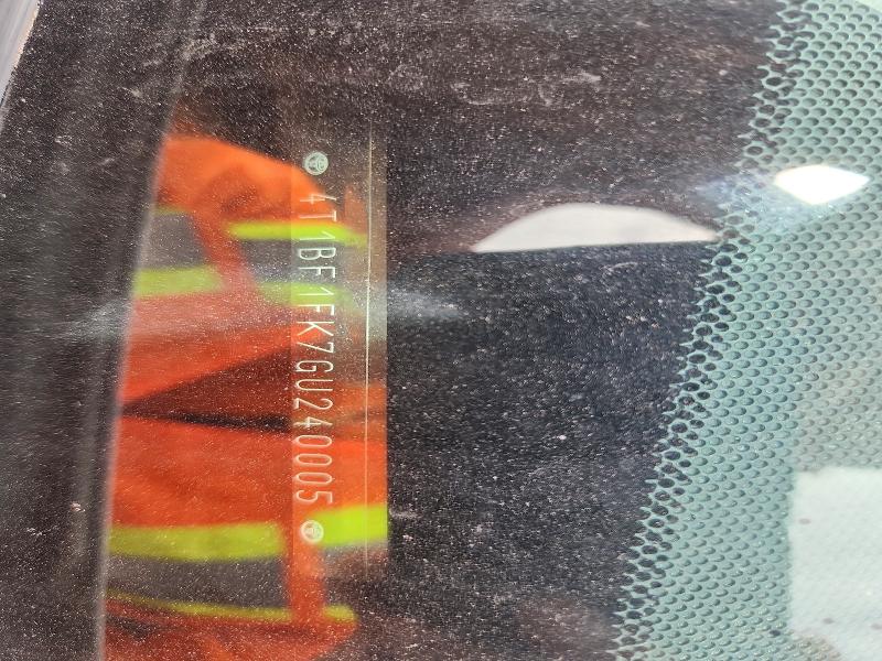 2016 Toyota Camry მანქანა იყიდება აუქციონზე, vin: 4T1BF1FK7GU240005, აუქციონის ნომერი: 53083216