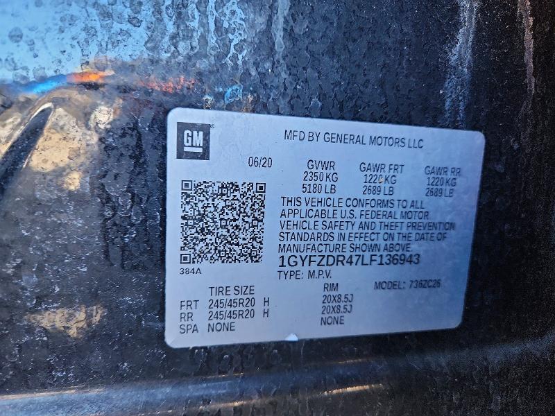 Aukcja sprzedaży 2020 Cadillac Xt4, vin: 1GYFZDR47LF136943, numer aukcji: 53441396
