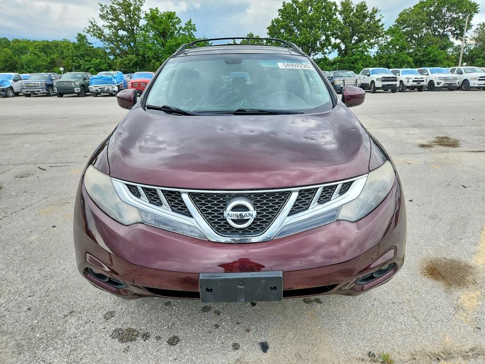 2014 Nissan Murano მანქანა იყიდება აუქციონზე, vin: JN8AZ1MW2EW506825, აუქციონის ნომერი: 54992226