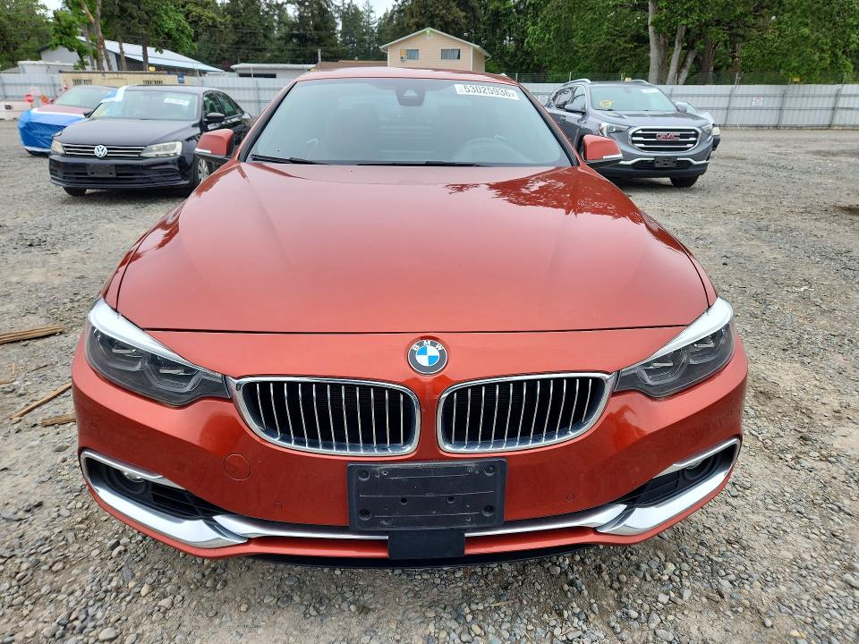 53025936 :رقم المزاد ، WBA4Z7C5XJEA33292 vin ، 2018 Bmw 440xi مزاد بيع