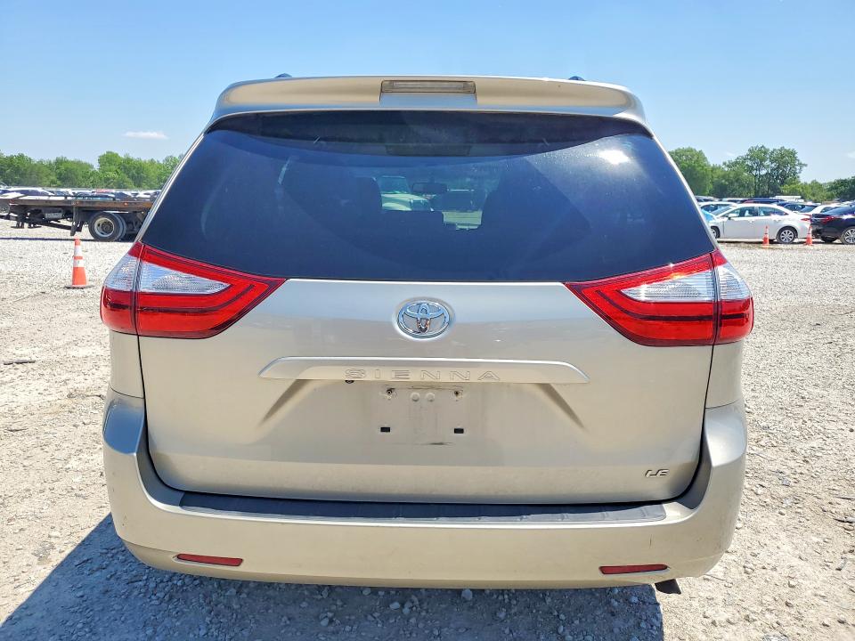 54133106 :رقم المزاد ، 5TDKK3DC0FS690055 vin ، 2015 Toyota Sienna مزاد بيع