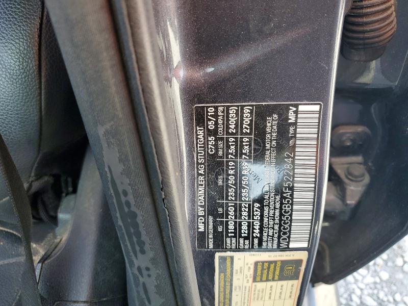 Aukcja sprzedaży 2010 Mercedes-benz Glk, vin: WDCGG5GB5AF522842, numer aukcji: 52547886