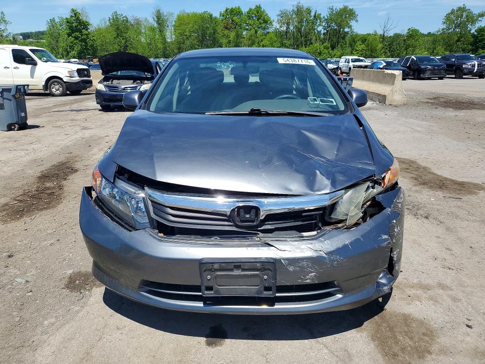 54387716 :رقم المزاد ، 19XFB2F57CE391792 vin ، 2012 Honda Civic مزاد بيع