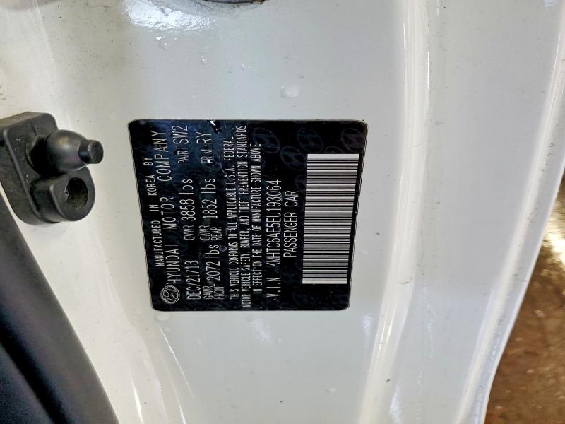 2014 Hyundai Veloster მანქანა იყიდება აუქციონზე, vin: KMHTC6AE5EU193064, აუქციონის ნომერი: 53259416