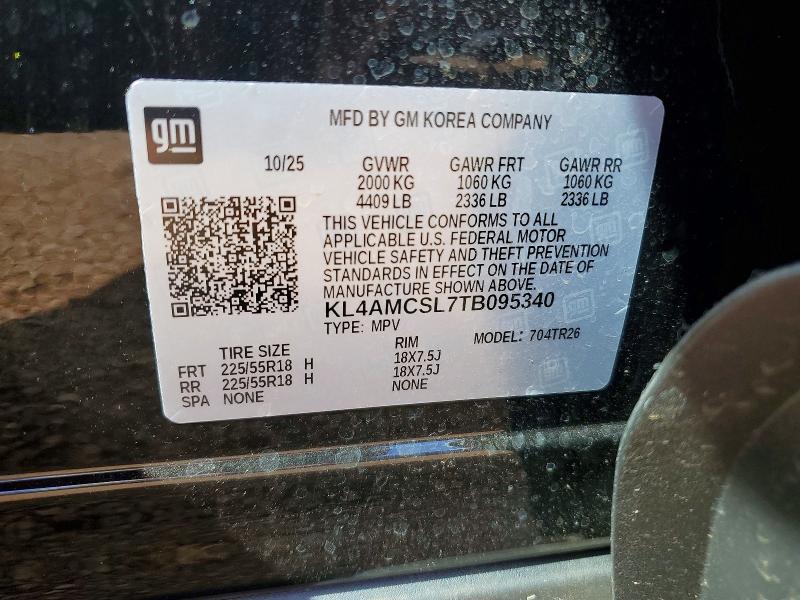 2026 Buick Encore Gx მანქანა იყიდება აუქციონზე, vin: KL4AMCSL7TB095340, აუქციონის ნომერი: 51917776