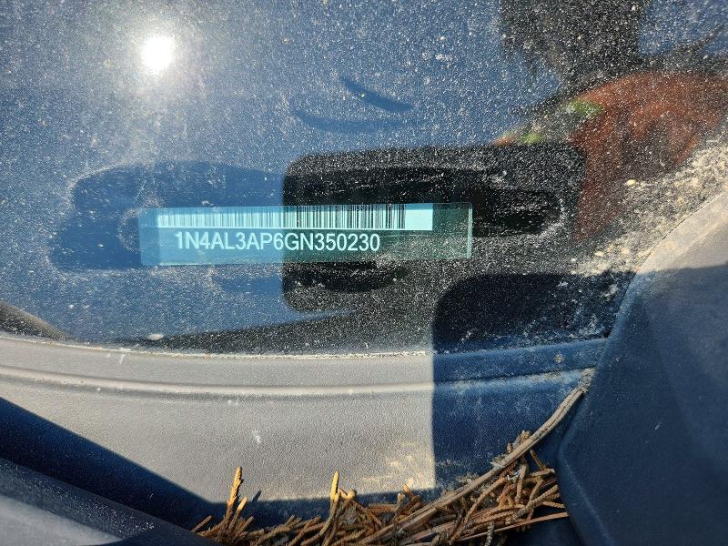 54465226 :رقم المزاد ، 1N4AL3AP6GN350230 vin ، 2016 Nissan Altima مزاد بيع
