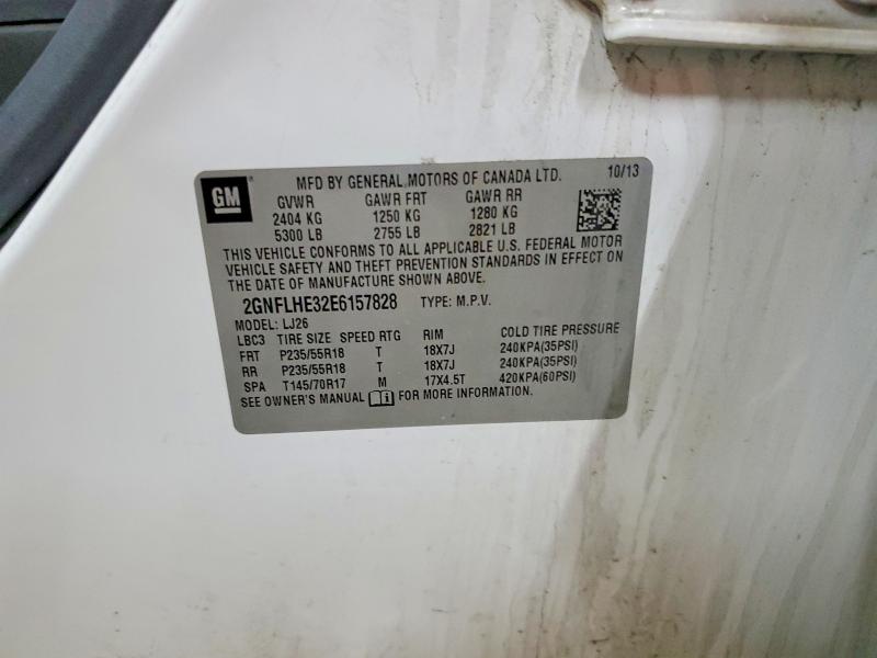 Продаж на аукціоні авто 2014 Chevrolet Equinox, vin: 2GNFLHE32E6157828, номер лоту: 53638636