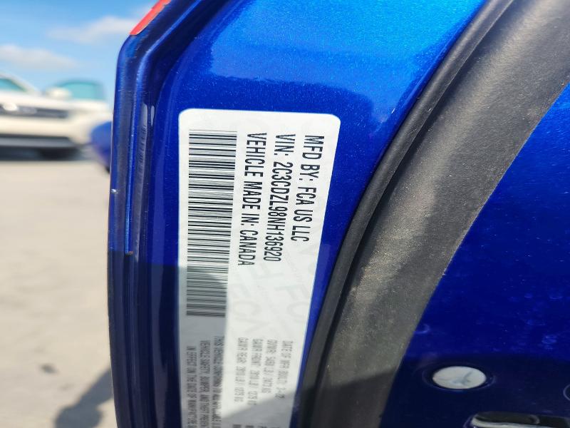 2022 Dodge Challenger მანქანა იყიდება აუქციონზე, vin: 2C3CDZL98NH136920, აუქციონის ნომერი: 54236706