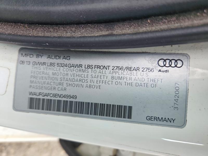 51814896 :رقم المزاد ، WAUFGAFC6EN049949 vin ، 2014 Audi A6 مزاد بيع