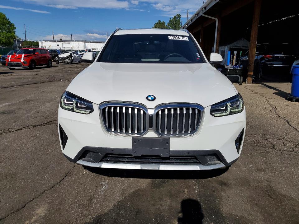 53026746 :رقم المزاد ، WBX57DP08NN171610 vin ، 2022 Bmw X3 مزاد بيع
