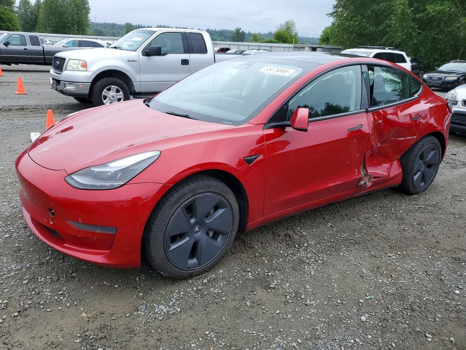 Продажа на аукционе авто 2022 Tesla Model 3, vin: 5YJ3E1EA6NF206888, номер лота: 55478066
