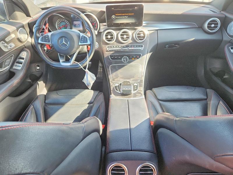 53748716 :رقم المزاد ، 55SWF6EB3HU199868 vin ، 2017 Mercedes-benz C مزاد بيع