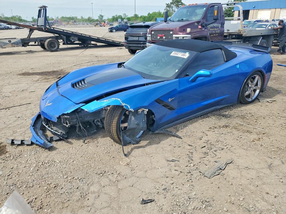 2014 Chevrolet Corvette მანქანა იყიდება აუქციონზე, vin: 1G1YD3D74E5132052, აუქციონის ნომერი: 55027186