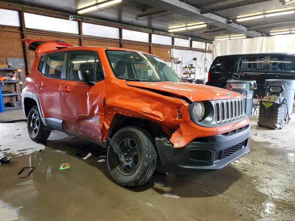 Продажа на аукционе авто 2017 Jeep Renegade, vin: ZACCJBAB3HPF52216, номер лота: 53059626