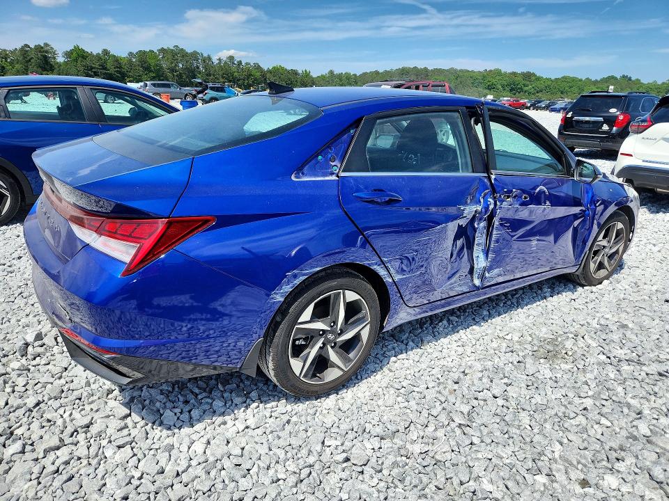 2022 Hyundai Elantra მანქანა იყიდება აუქციონზე, vin: KMHLN4AG2NU343695, აუქციონის ნომერი: 53888996
