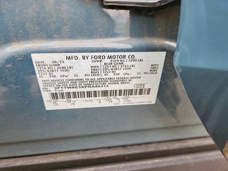 Продаж на аукціоні авто 2023 Ford Maverick, vin: 3FTTW8E3XPRA86313, номер лоту: 54399636