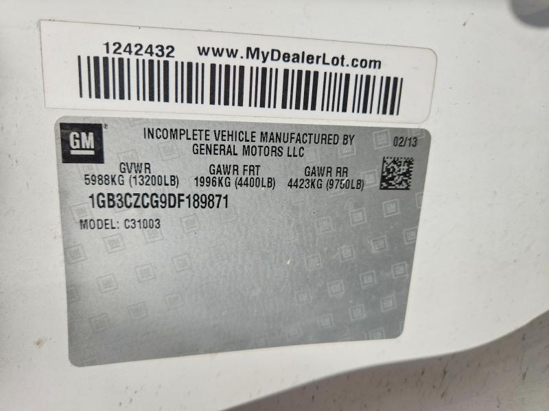 53526736 :رقم المزاد ، 1GB3CZCG9DF189871 vin ، 2013 Chevrolet 20/2500 مزاد بيع