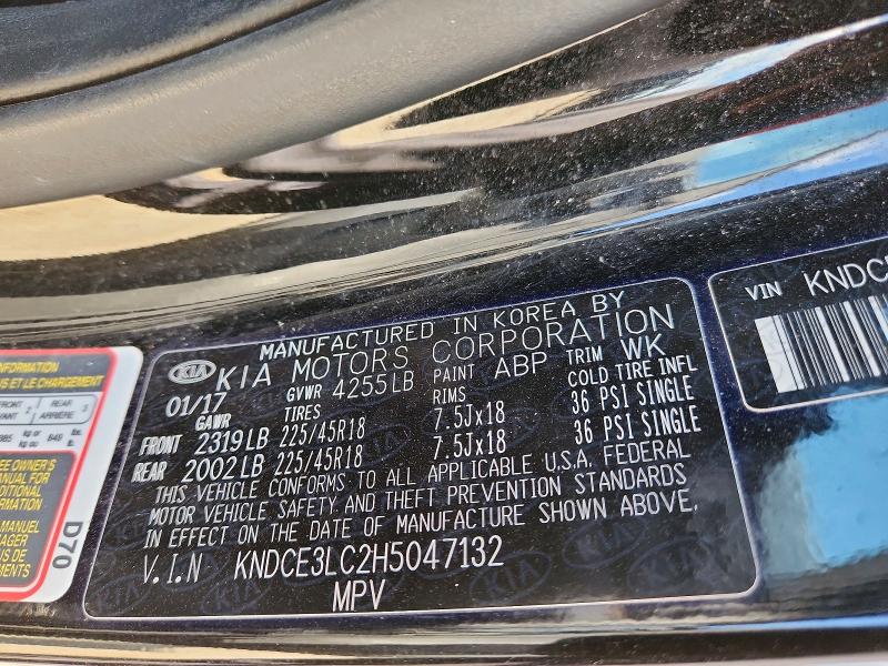Aukcja sprzedaży 2017 Kia Niro, vin: KNDCE3LC2H5047132, numer aukcji: 54207946