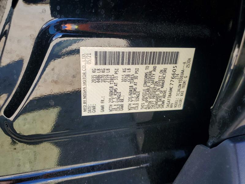 Продаж на аукціоні авто 2021 Nissan Rogue, vin: 5N1AT3BA6MC776605, номер лоту: 53249666