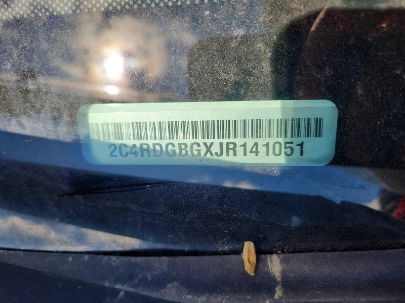 2018 Dodge Grand Caravan მანქანა იყიდება აუქციონზე, vin: 2C4RDGBGXJR141051, აუქციონის ნომერი: 53316706