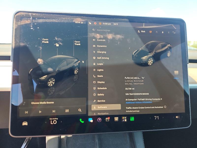 Продаж на аукціоні авто 2023 Tesla Model Y, vin: 7SAYGDEE0PA195006, номер лоту: 55171556
